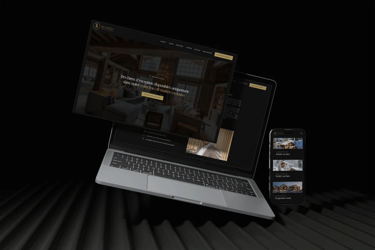 Creation Site Internet BELMONT Collections Meribel
