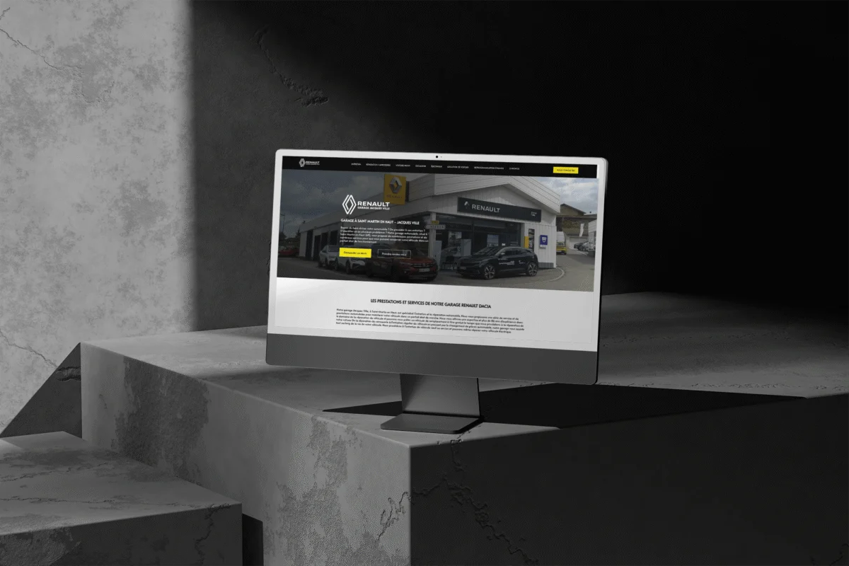 Creation Site Internet GARAGE RENAULT DACIA Lyon