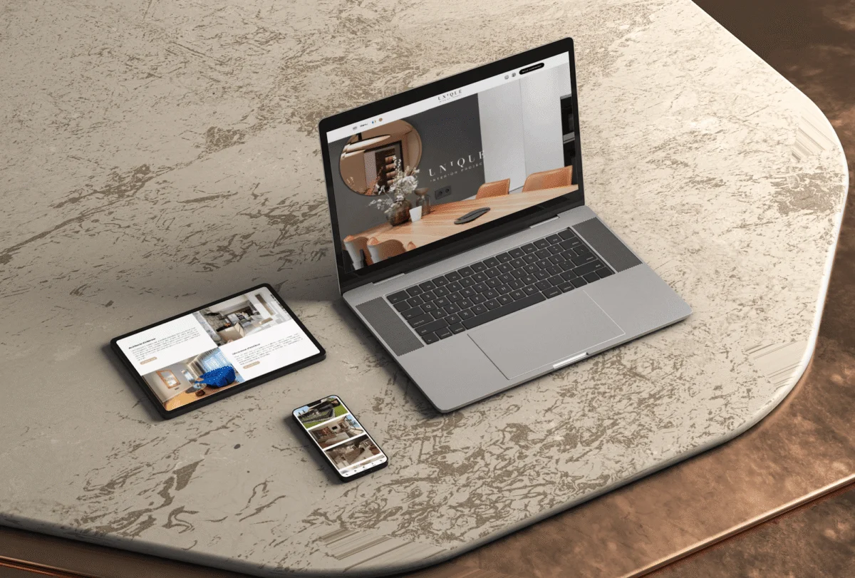 Creation Site Internet UNIQUE Architecte Interieur Lyon