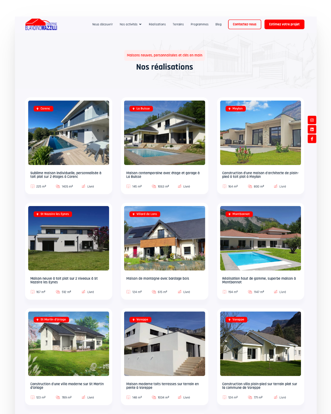 Site Internet Blandino Mazzilli 4