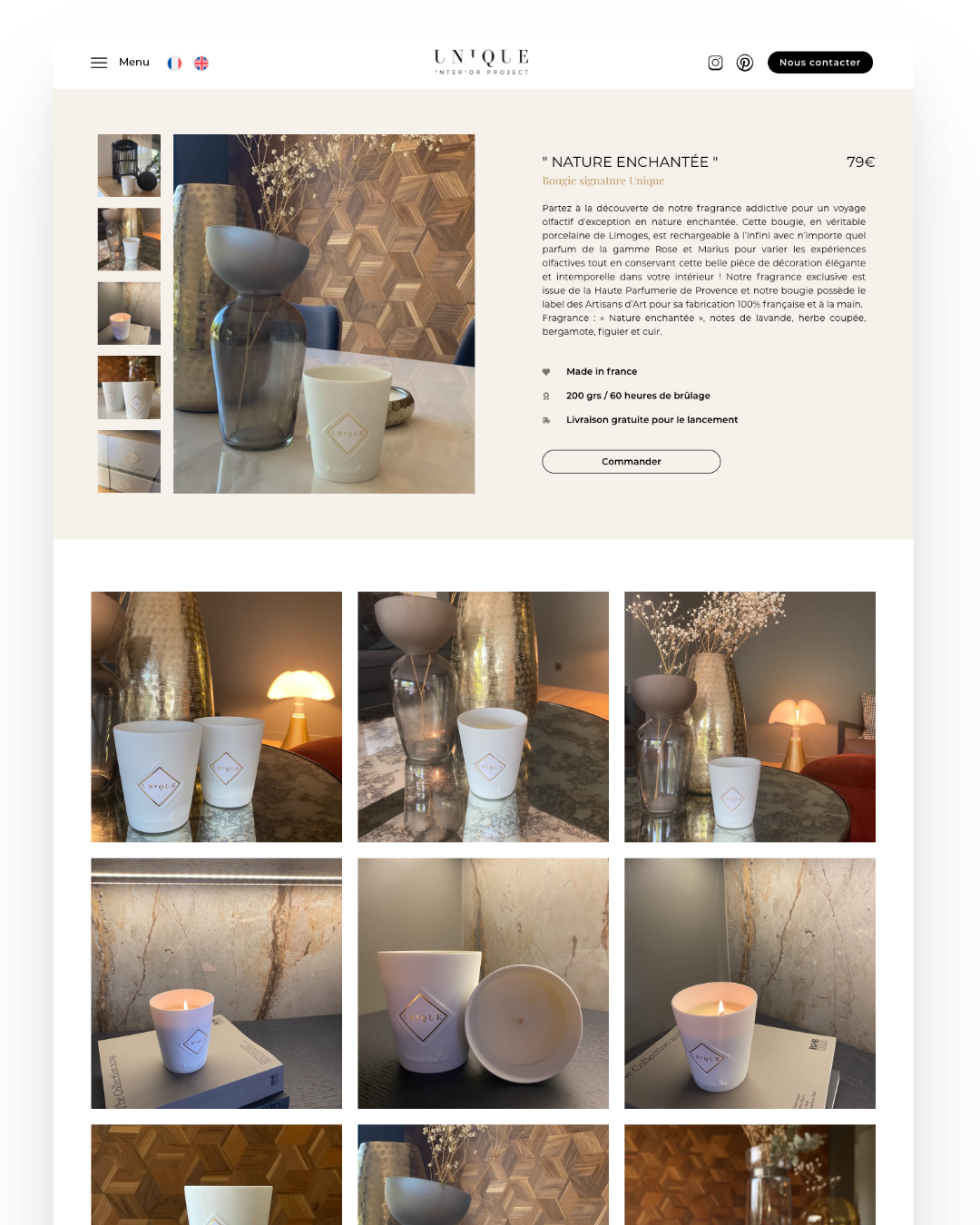 Site Internet Unqiue 69